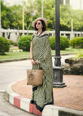 Digital Printed Satin Saree with Unstiched Blouse