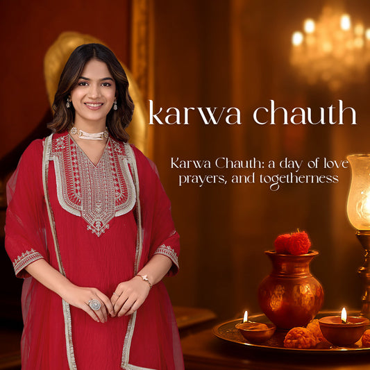 Celebrate Love in Style: Karwa Chauth Special Dresses by  AVANSHEE