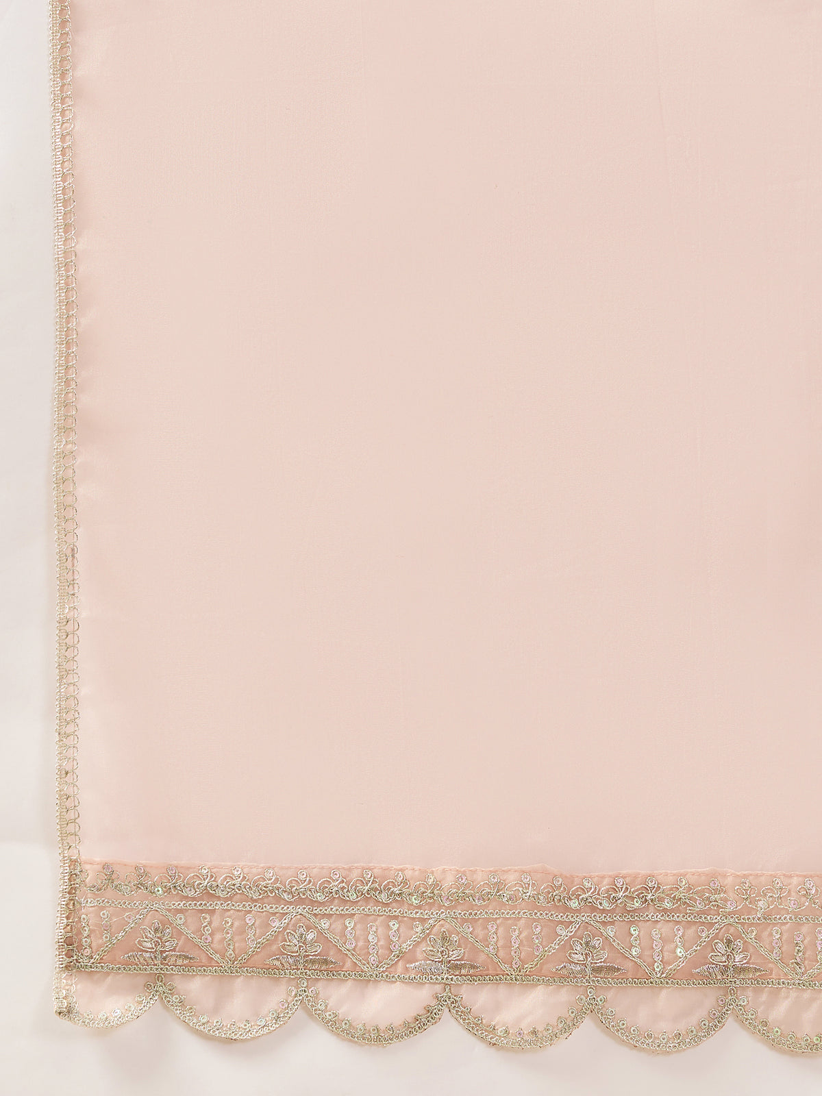 Elegant Organza Embroidered Kurta Set with Palazzo & Dupatta