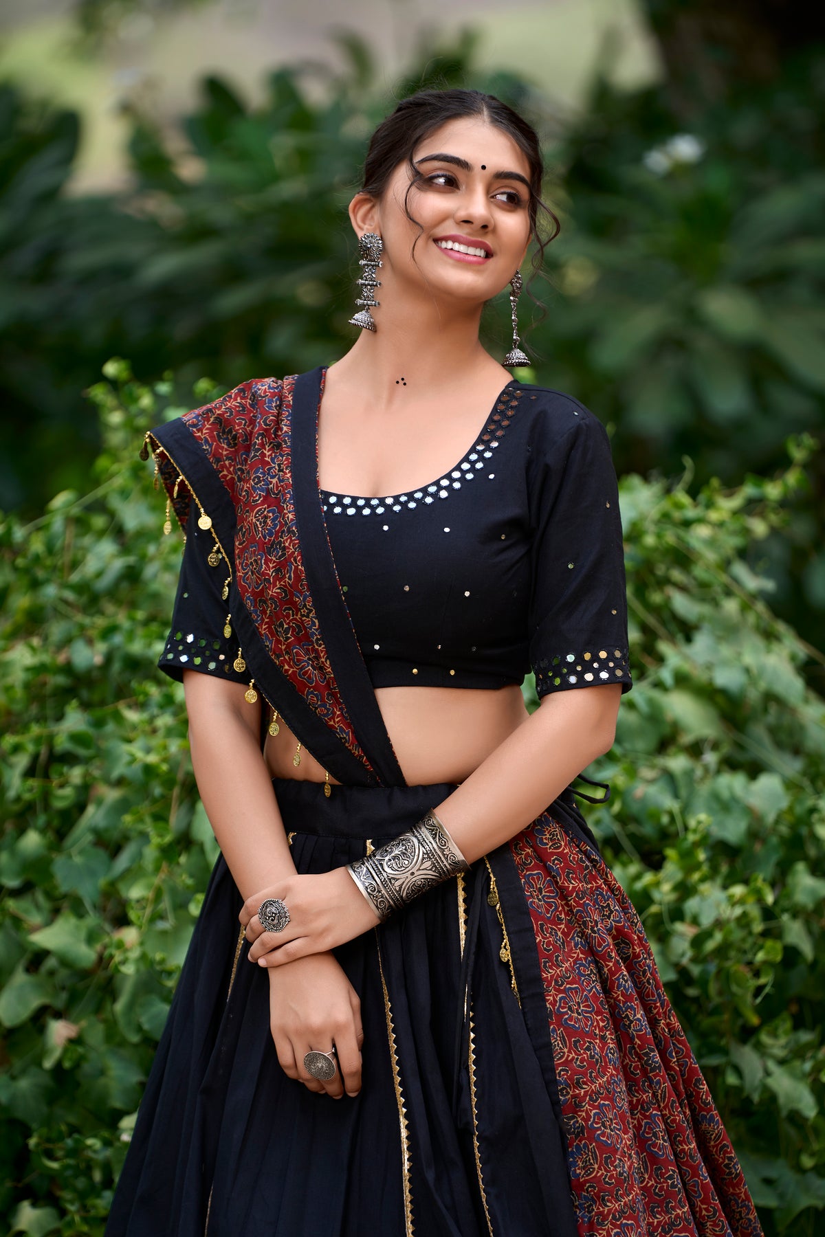 Printed Pure Cotton Navratri Lehenga Choli