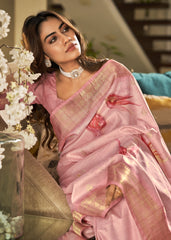 Soft Silk Saree with Unstitched Blouse Piece.