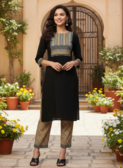 Printed Kurta and Pant Set