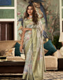 Soft Silk Saree with Unstitched Blouse Piece.