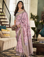 Soft Silk Saree with Unstitched Blouse Piece.