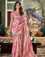 Soft Silk Saree with Unstitched Blouse Piece.