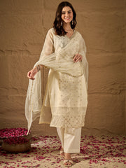 Elegant Ethnic Kurta Set with Dupatta