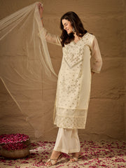 Elegant Ethnic Kurta Set with Dupatta
