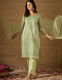 Elegant Ethnic Kurta Set with Dupatta