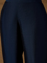 Graceful Navy Blue Kurta Pant Set with Dupatta