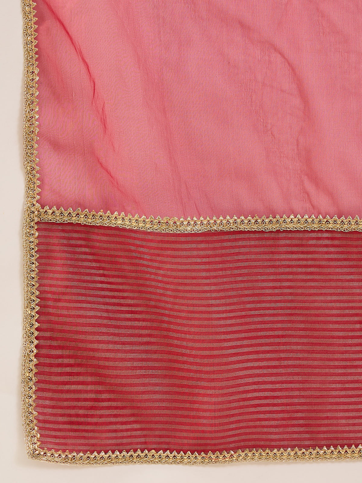 Elegant Wine Red Kurta Set with Sheer Dupatta