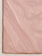 Elegant Brown Kurta Set with Sheer Dupatta