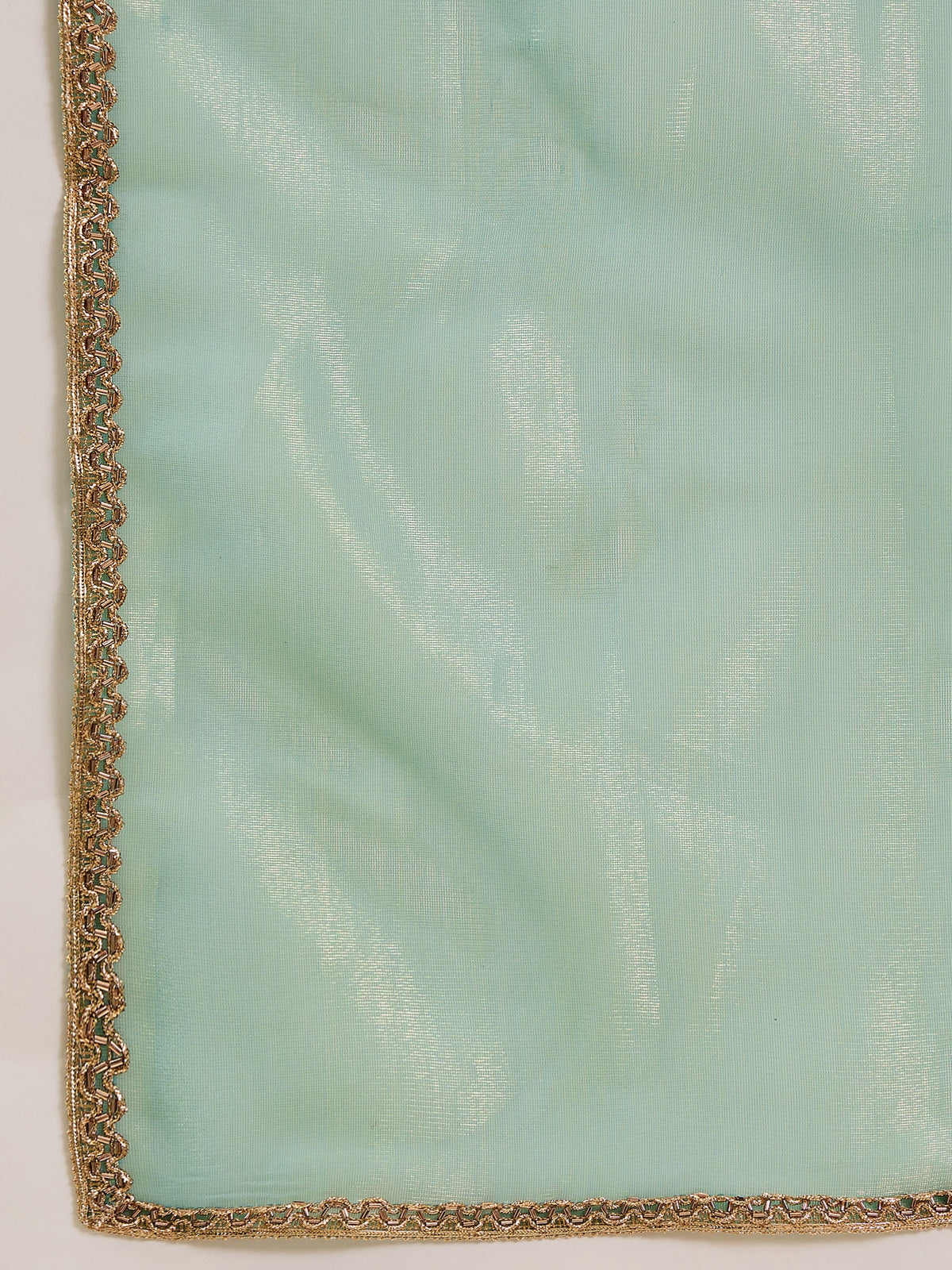 Elegant Rama Kurta Set with Sheer Dupatta