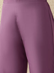 Elegant Lavender Kurta Set with Dupatta